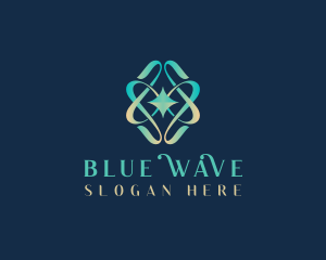Wave Star Startup logo design