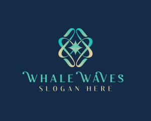 Wave Star Startup logo design