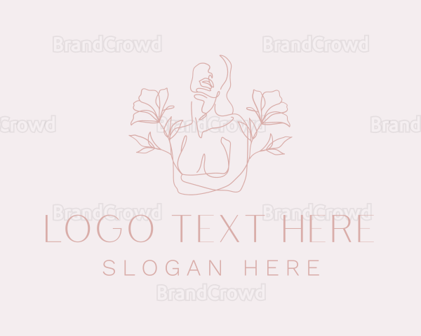 Floral Sexy Female Logo