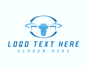 Fidget - Aerial Drone Flight logo design