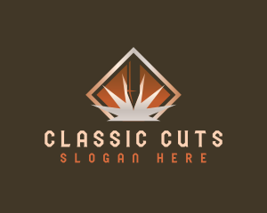 Industrial Laser Cutting logo design