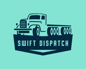 Truck Logistics Transport logo design