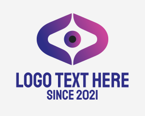 Lens - Gradient Eye Clinic logo design