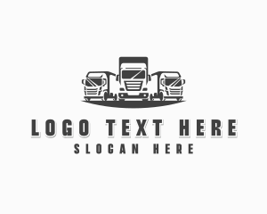 Truck - Truck Haulage Vehicle logo design