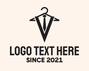 Alteration - Hanger Formal Suit logo design