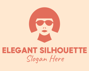 Silhouette - Cool Woman Silhouette logo design