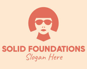 Model - Cool Woman Silhouette logo design
