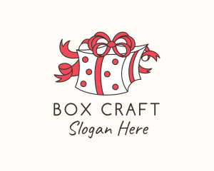 Packaging - Ribbon Holiday Gift logo design