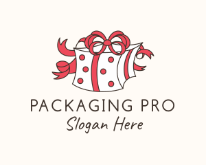 Packaging - Ribbon Holiday Gift logo design
