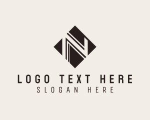Letter N - Cargo Delivery Logistics logo design