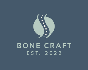 Bone - Spine Bone Chiropractor logo design