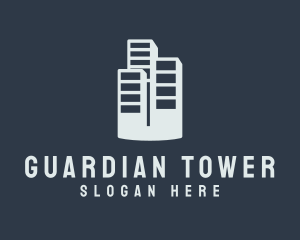 Skyscraper Tower Building logo design