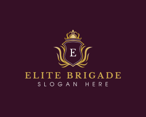 Elegant Luxury Crown logo design