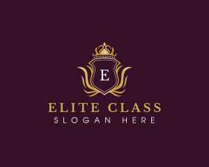 Elegant Luxury Crown logo design