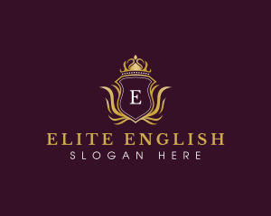 Elegant Luxury Crown logo design