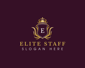 Elegant Luxury Crown logo design