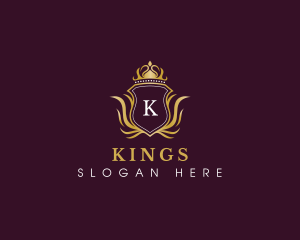 Elegant Luxury Crown logo design