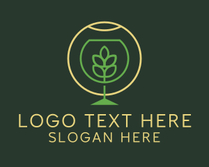 Vegan - Herbal Fermented Drink logo design