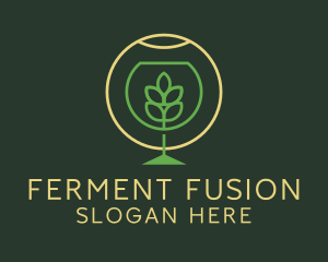 Herbal Fermented Drink logo design