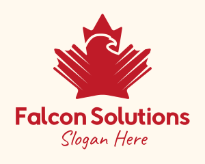 Eagle Maple Leaf logo design