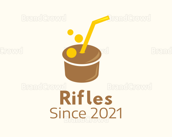 Coffee Drink Capsule Logo