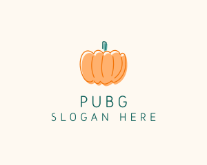 Pumpkin Squash Vegetable logo design