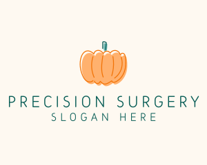 Pumpkin Squash Vegetable logo design