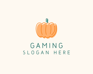 Vegetarian - Pumpkin Squash Vegetable logo design