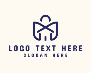 Shoulder-bag - Online Shopping Bag logo design