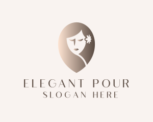 Elegant Woman Salon  logo design