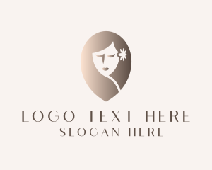 Feminine - Elegant Woman Salon logo design