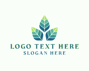 Herbal - Eco Organic Leaf logo design