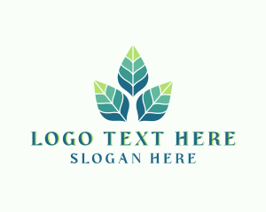 Eco - Eco Organic Leaf logo design