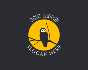 Moon - Moon Owl Branch logo design