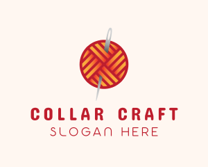 Yarn Thread Knitting logo design