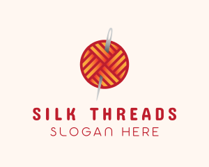 Yarn Thread Knitting logo design