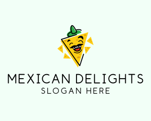 Mexican Nacho Chips logo design