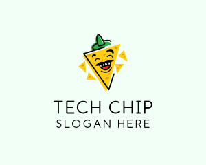 Mexican Nacho Chips logo design