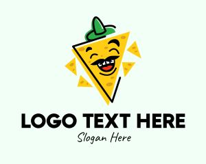 Laugh - Mexican Nacho Chips logo design