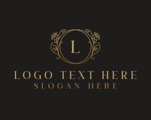 Spa - Floral Ornament Boutique logo design