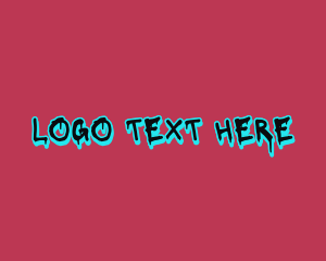 Tattoo - Modern Graffiti Drip logo design