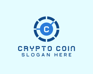 Cryptocurrency - Digital Cryptocurrency Coin logo design