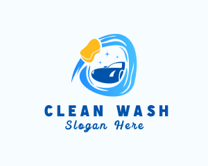 Washing - Soap Car Wash logo design