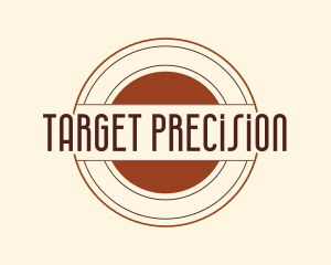 Shooting Target Badge logo design