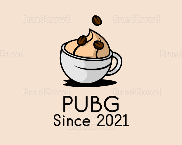 Iced Coffee Drink Logo