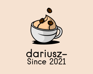 Latte - Iced Coffee Drink logo design