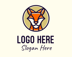 Wildlife Center - Monoline Wild Kangaroo logo design
