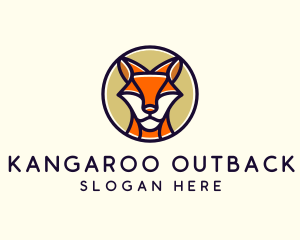 Monoline Wild Kangaroo  logo design