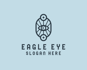 Magical Eye Moon logo design