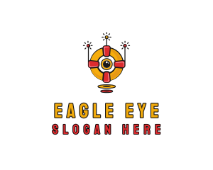 Eye Robot Lifebuoy logo design